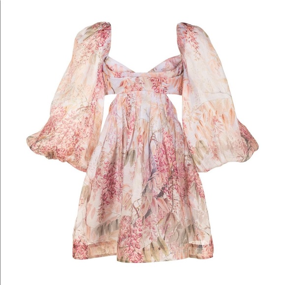 Zimmermann Dresses & Skirts - Zimmerman Wild Botanical open-back minidress